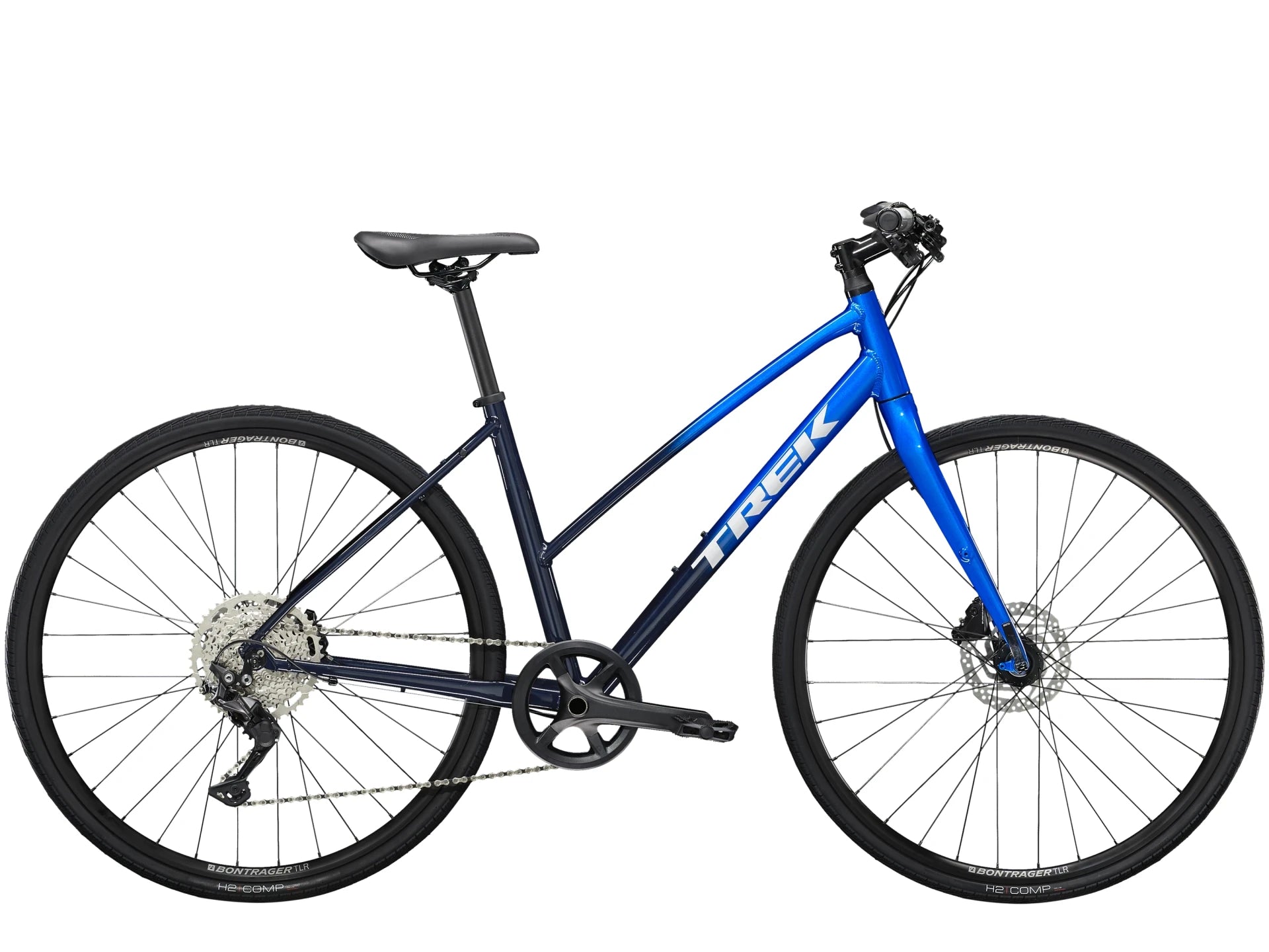 Trek FX 3 Disc Stagger Alpine Blue to Deep Dark Blue Fade