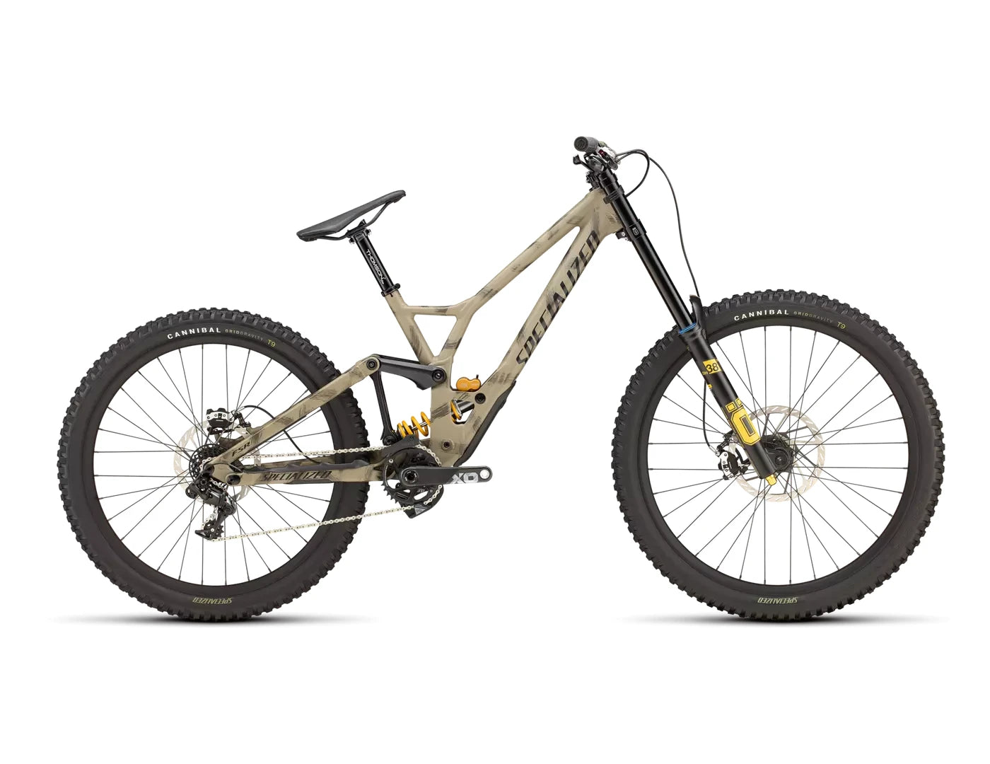 Specialized DEMO RACE TAUPE/BLACK/BRUSHED
