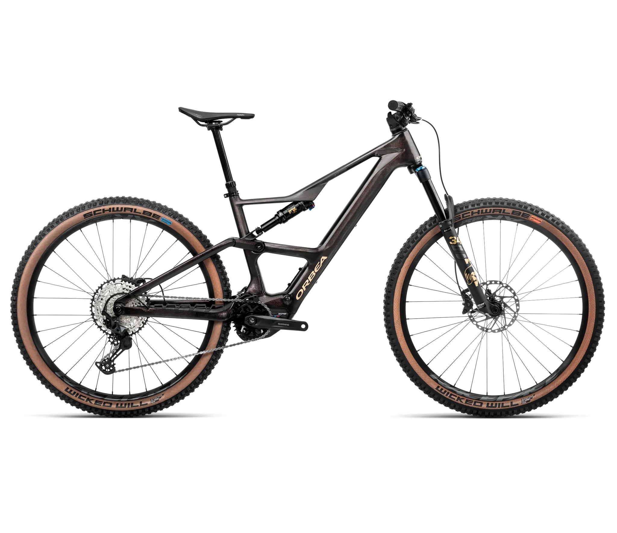 Orbea RISE SL M20 630W Cosmic Carbon View - Golden