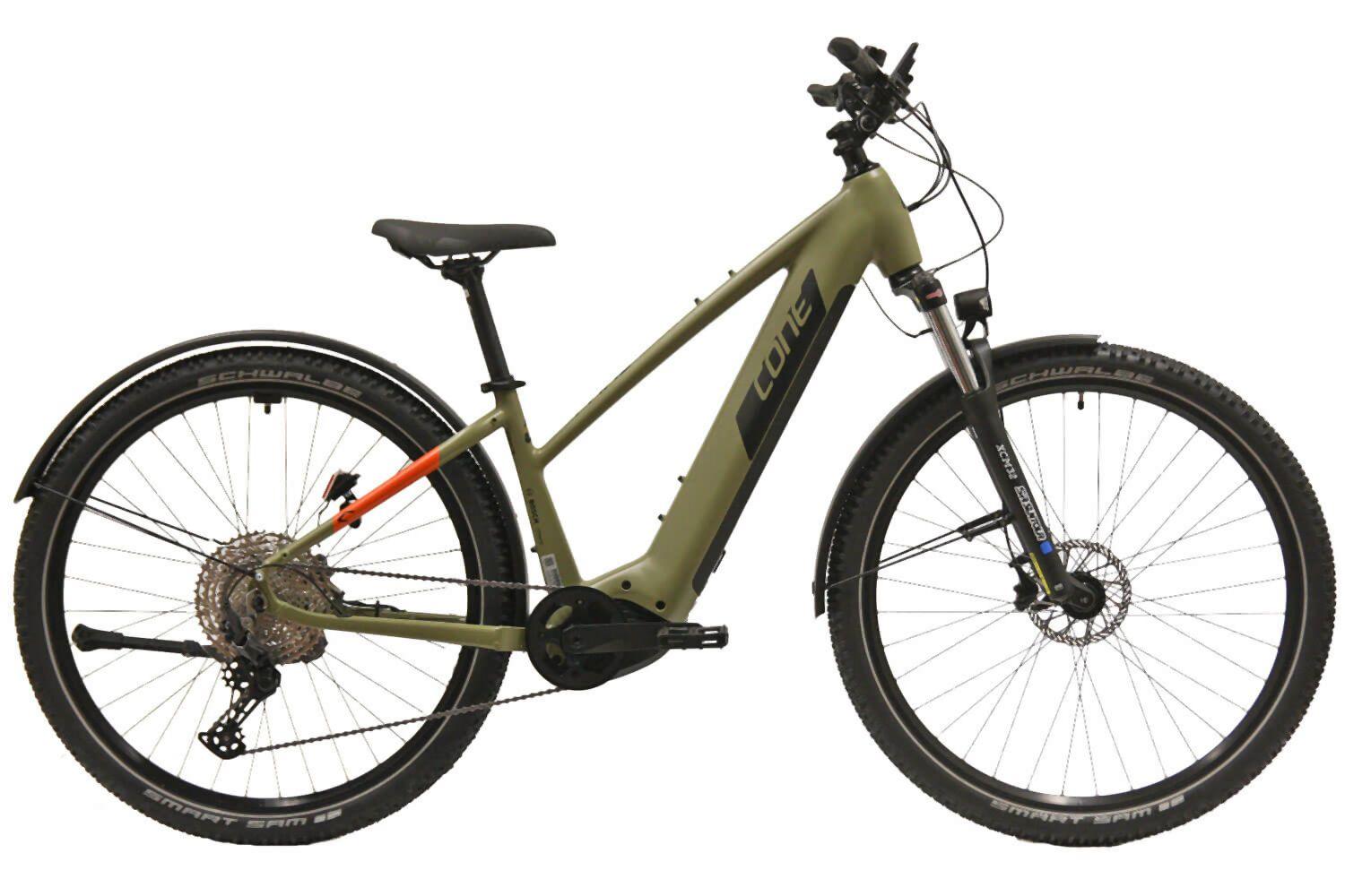 CONE eCross IN 3.0 Trapez 625Wh Khaki-Schwarz