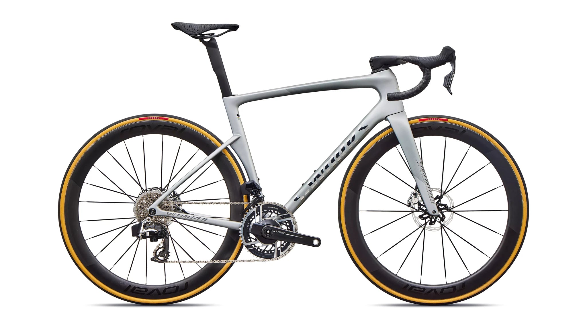 663881_01.jpg Specialized Tarmac SL9 SW AXS Satin Silver Dust / Gloss Chrome | B-Ware | 56 – Bild 1