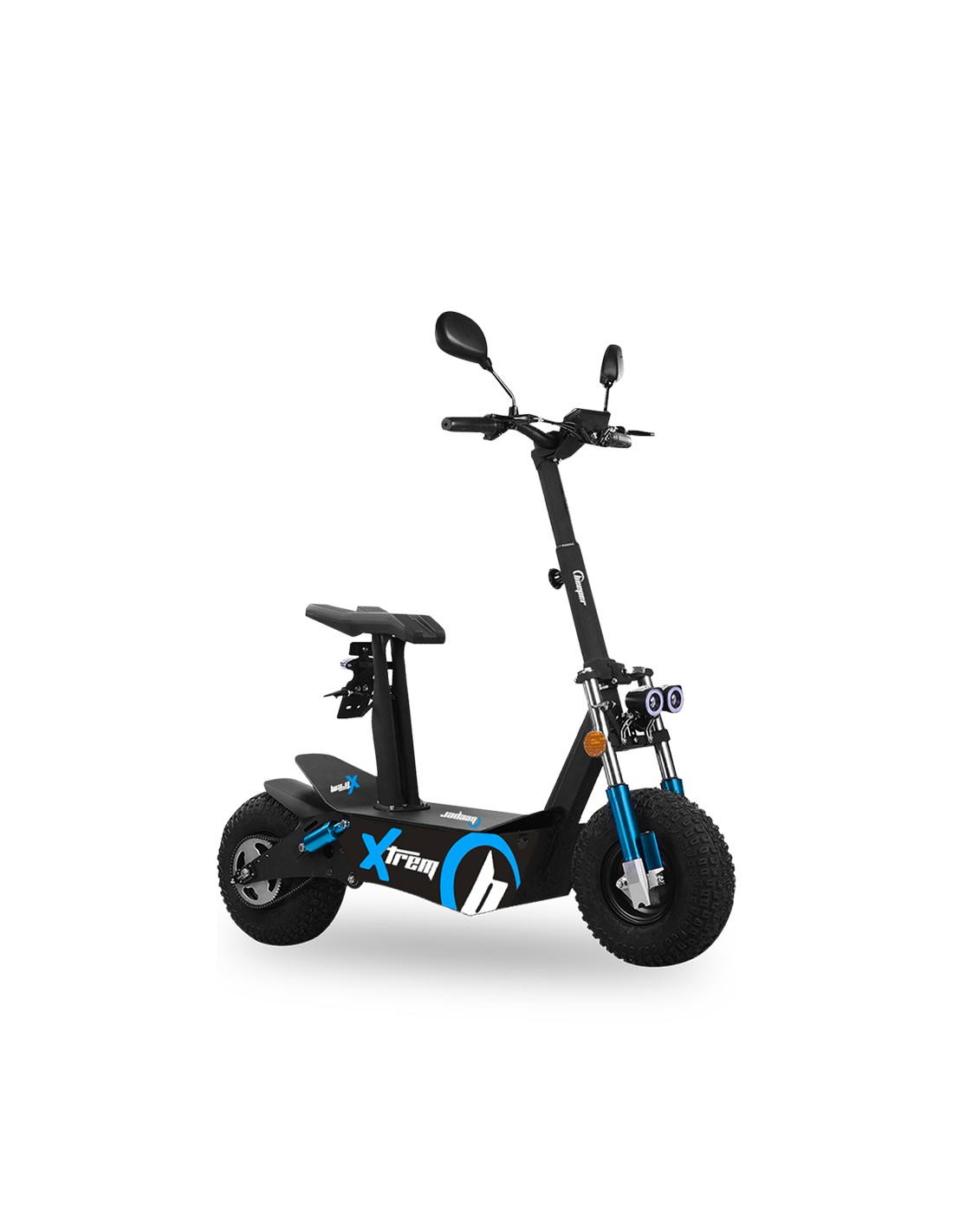 pneus-cross-3000-watts-20-ah-trottinette-cross-electrique-tout-terrain.jpg EEC-zugelassener Cross-E-Scooter, geländegängig, 4000 Watt, 20Ah – Bild 1