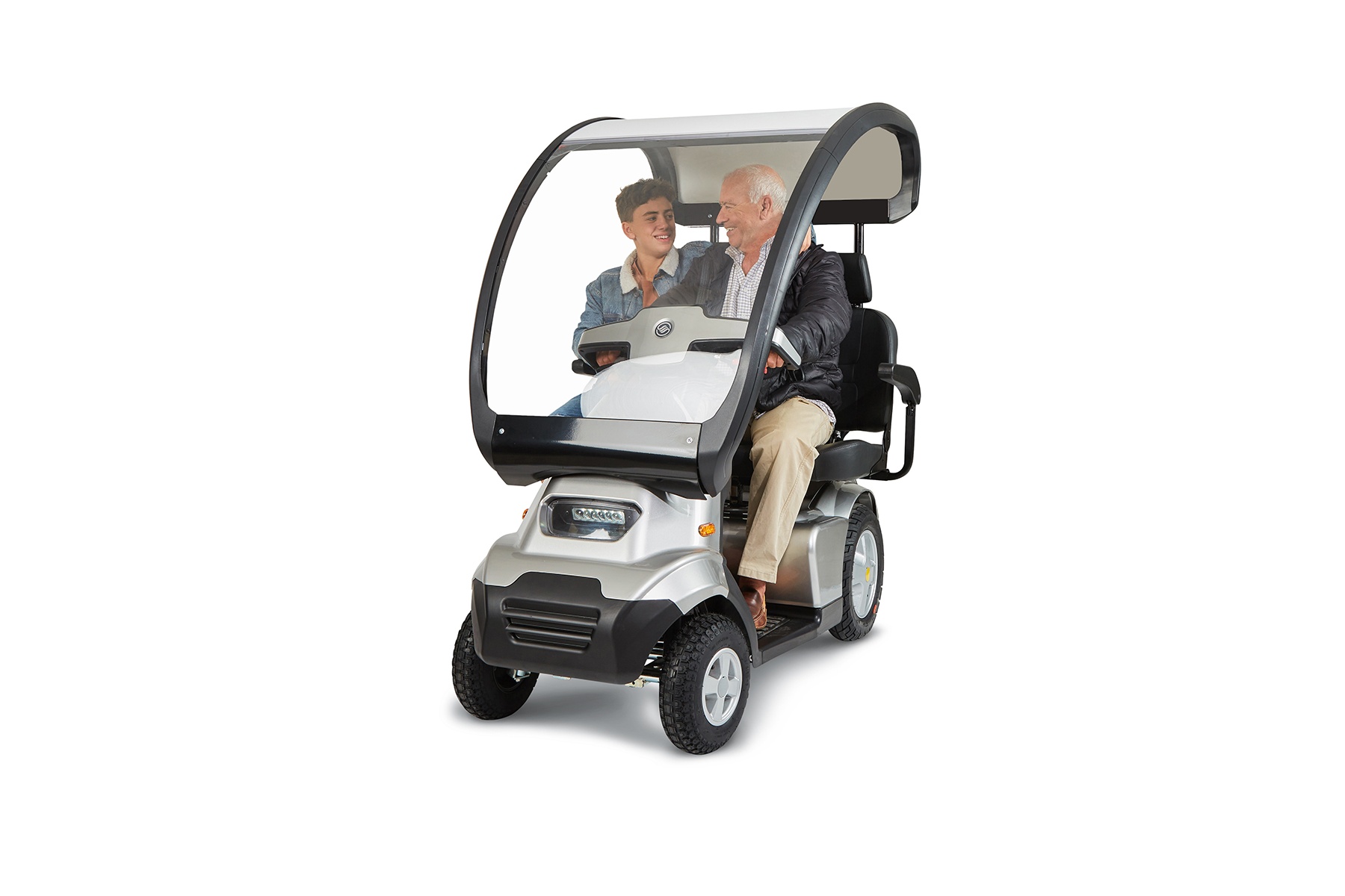 s4-scooter-electrique-4-roues-avec-siege-confortable-afikim-avec-toit.jpg S4 Elektromobil mit 4 Rädern, mit komfortablem Sitz und Dach (AFIKIM) – Bild 1