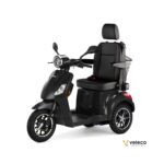 Veleco Draco Elektromobil mit 3 Rädern, stabil, für Menschen mit eingeschränkter Mobilität und Senioren, mit komfortablem Rückenlehnensitz