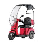 Veleco Turris Elektromobil mit 3 Rädern, stabil, für Menschen mit eingeschränkter Mobilität und Senioren, mit Dach