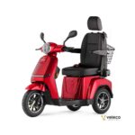 Veleco Turris Elektromobil mit 3 Rädern, stabil, für Menschen mit eingeschränkter Mobilität und Senioren, mit komfortablem Rückenlehnensitz