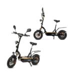 Renton E-Scooter, 1200 Watt, Lithium-Akku, mit Sitz und Gepäckträgerhalterung