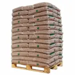 Pellets Natural Energie aus 100 % naturbelassenem Nadelholz – Palette mit 65 Säcken à 15 kg