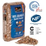 Woodstock® Holzpellets, Premiumqualität, zertifiziert nach NF und DIN plus – Palette mit 72 Säcken à 15 kg – Image 2