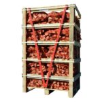 Spar-Palette mit 84 Säcken extra trockenem Brennholz – Hainbuche